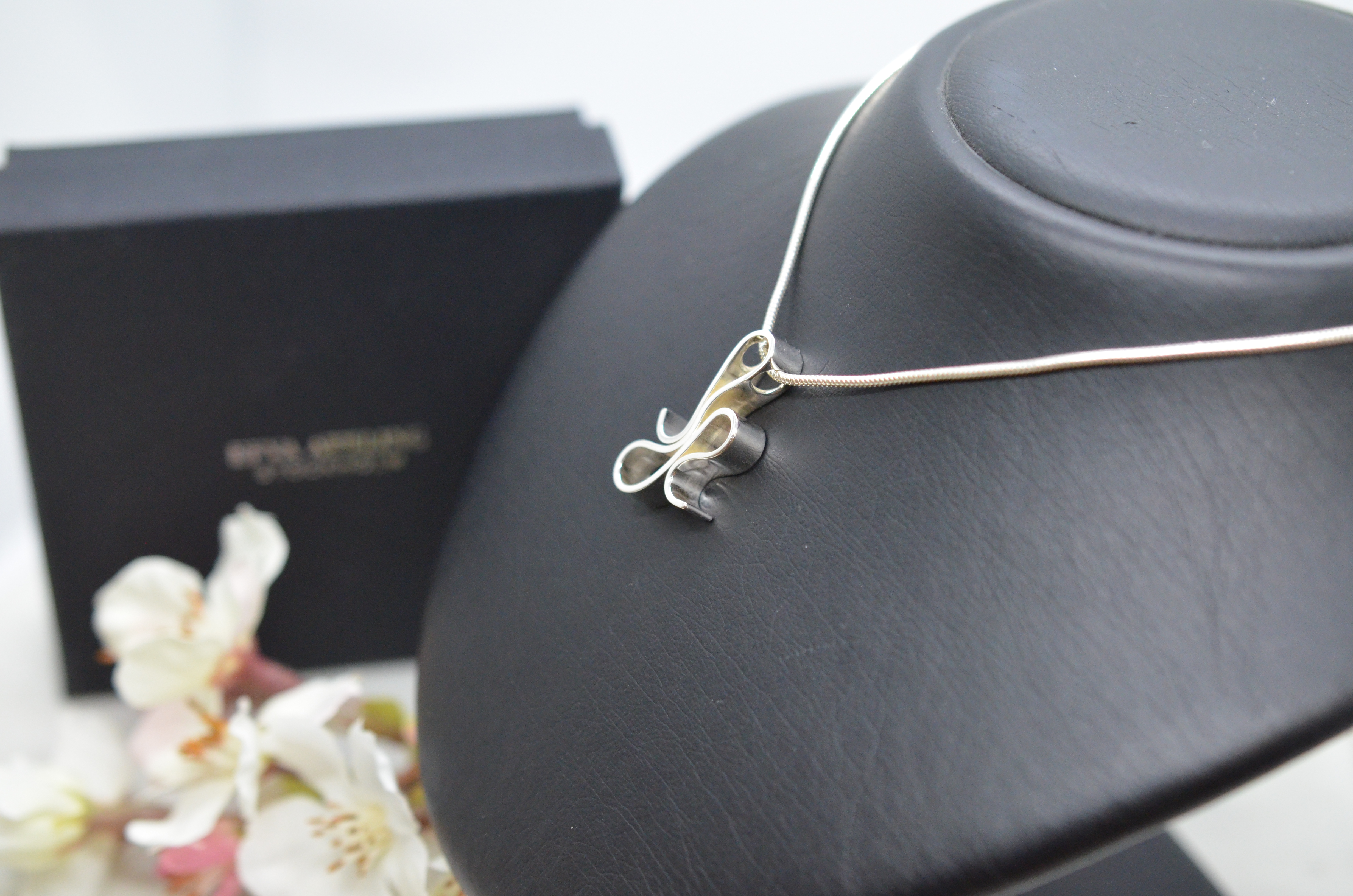Second Hand Efva Attling silverhalsband "SWIRL" - 2