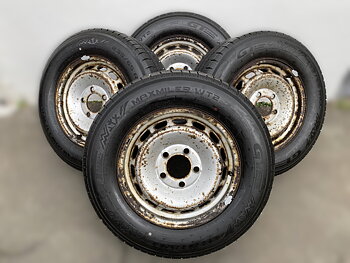 Kompletta Vinterhjul M+S | 16" Renault Master / Opel Movano RE616003 KPZ 60613 | 5x114.3 7x16 ET66 89.1 + 235/65 R16C 115/113R 8PR LT GT Radial Maxmiler WT2 Cargo | V24-2019 | 8.2mm | 7.4mm | 5.8mm | 5.2mm