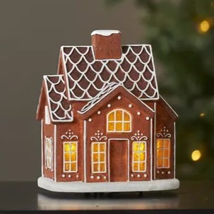 Pepparkakshus - Med belysning