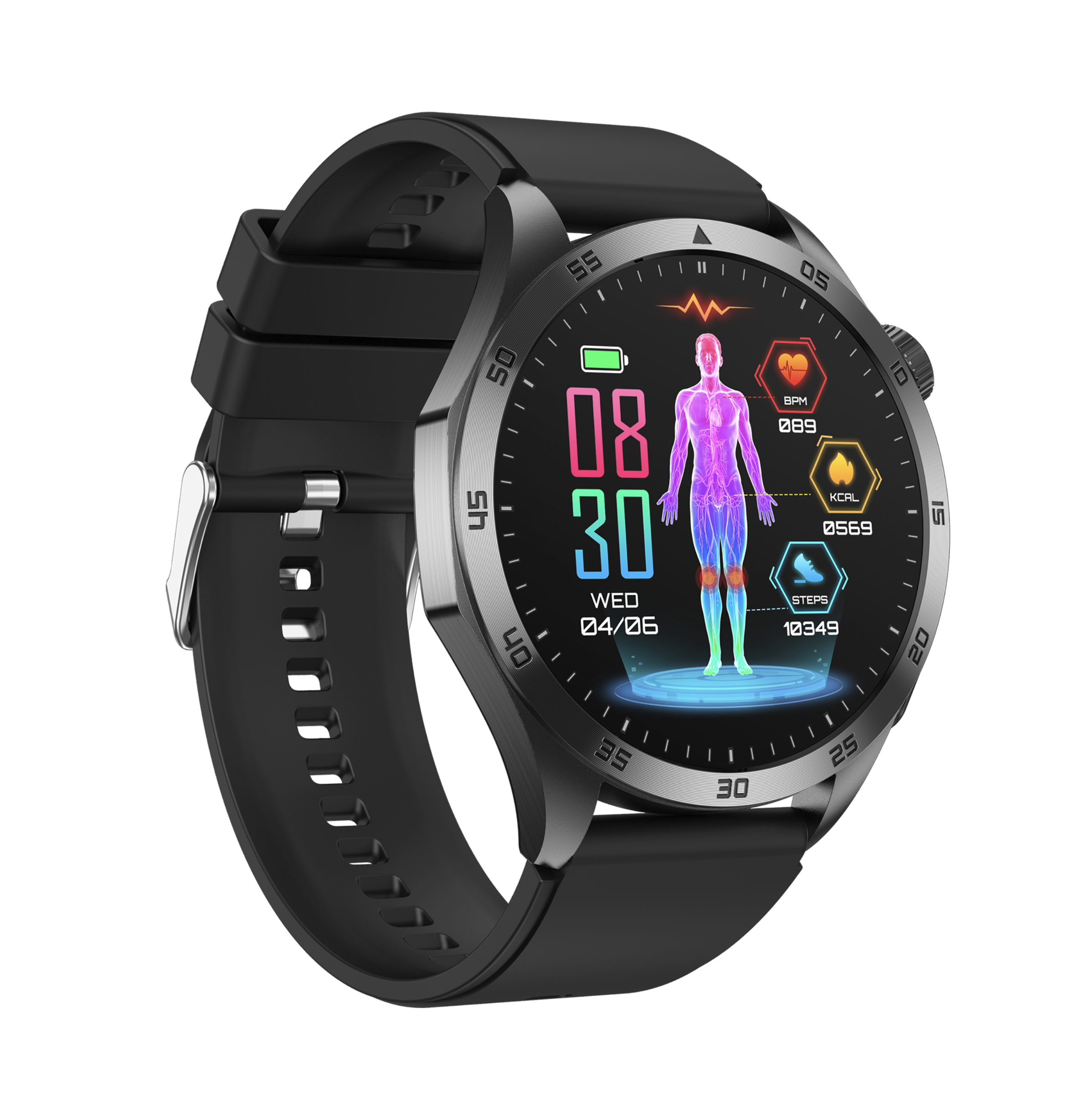Philippe Palmer Smart Watch LP75 ECG Black - 2