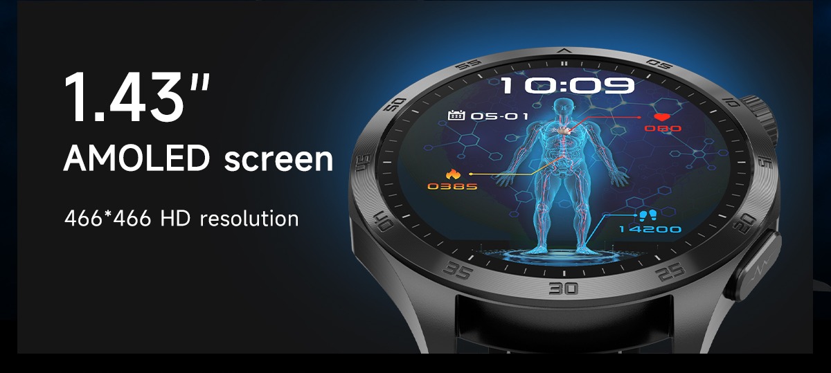 Philippe Palmer Smart Watch LP75 ECG Black - 4