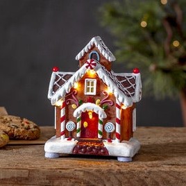 Pepparkakshus Candy - Med belysning