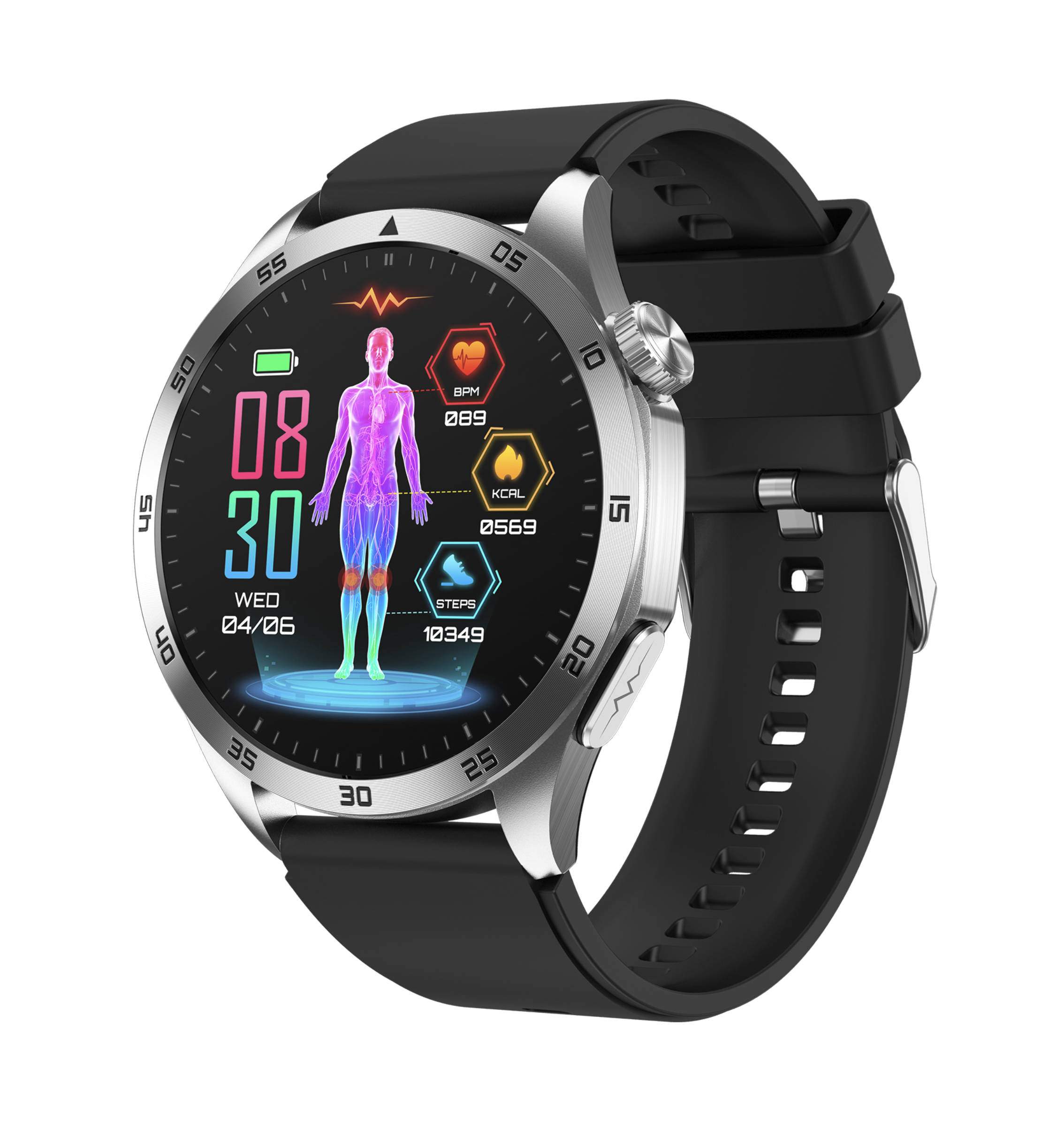 Philippe Palmer Smart Watch LP75 ECG Silver - 2
