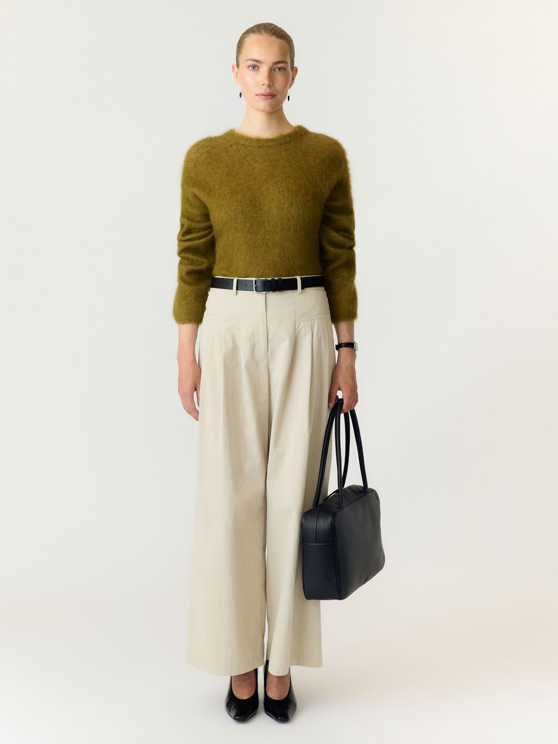 YAS Tilde Mohair Knit Sweater - 3