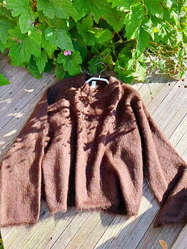 YAS Tilde Mohair Knit Sweater