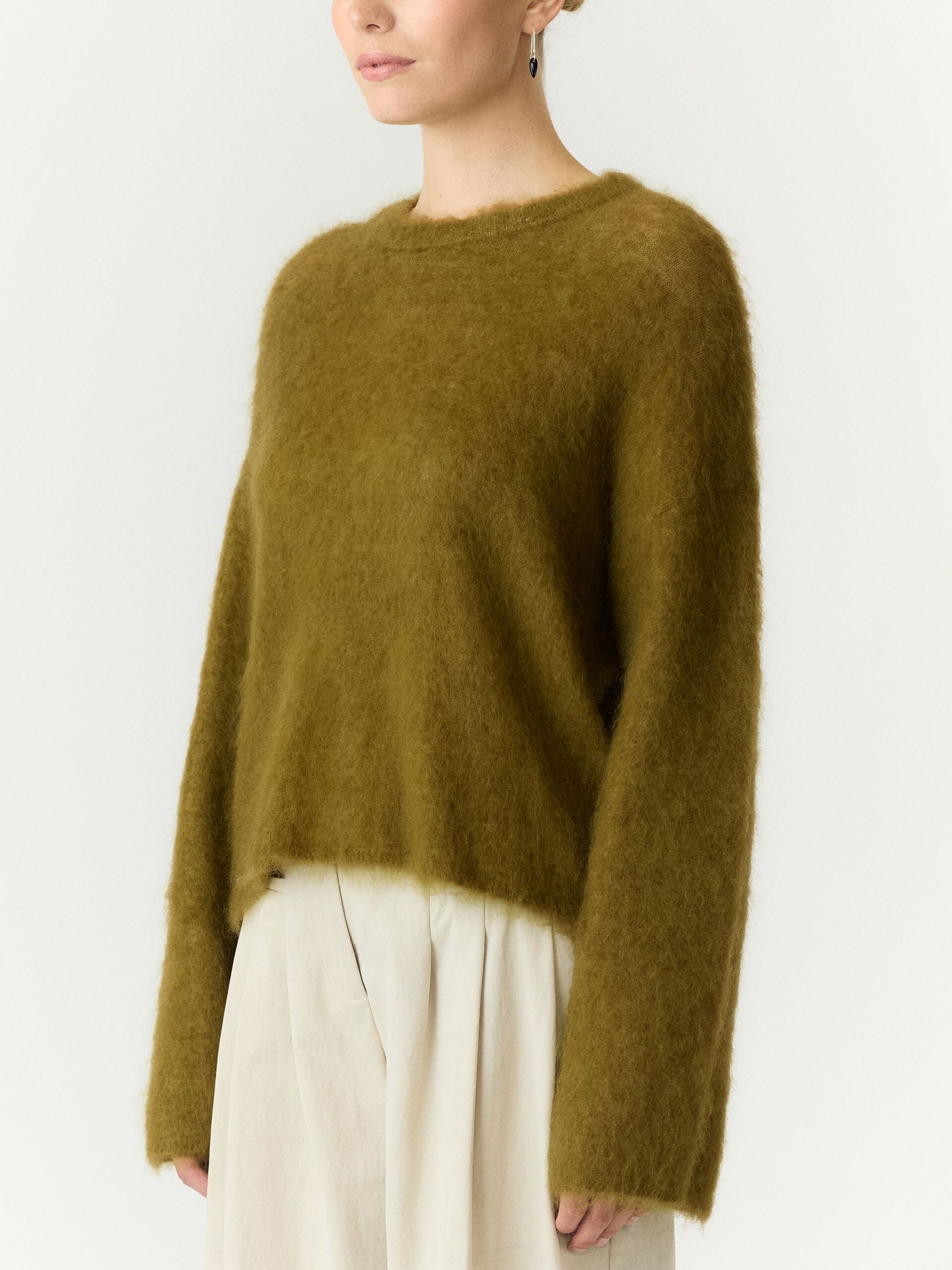 YAS Tilde Mohair Knit Sweater - 6