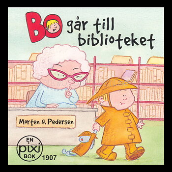 BO går till biblioteket 1907 - PIXIBÖCKER - P200