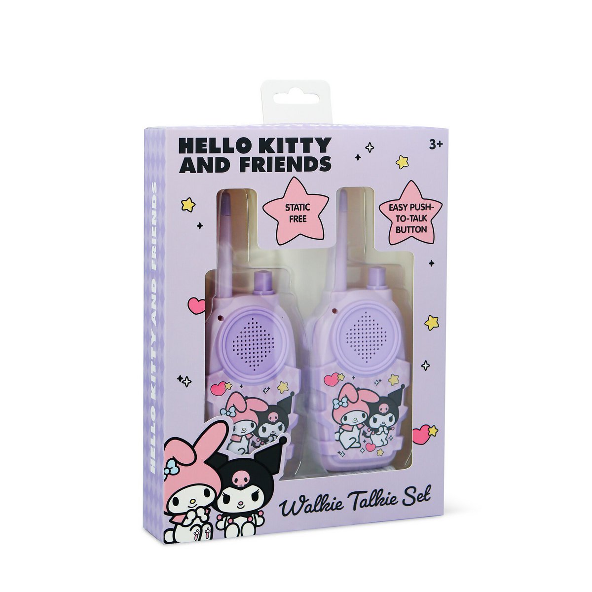 Kuromi & My Melody Walkie Talkie Set i Lila - 6
