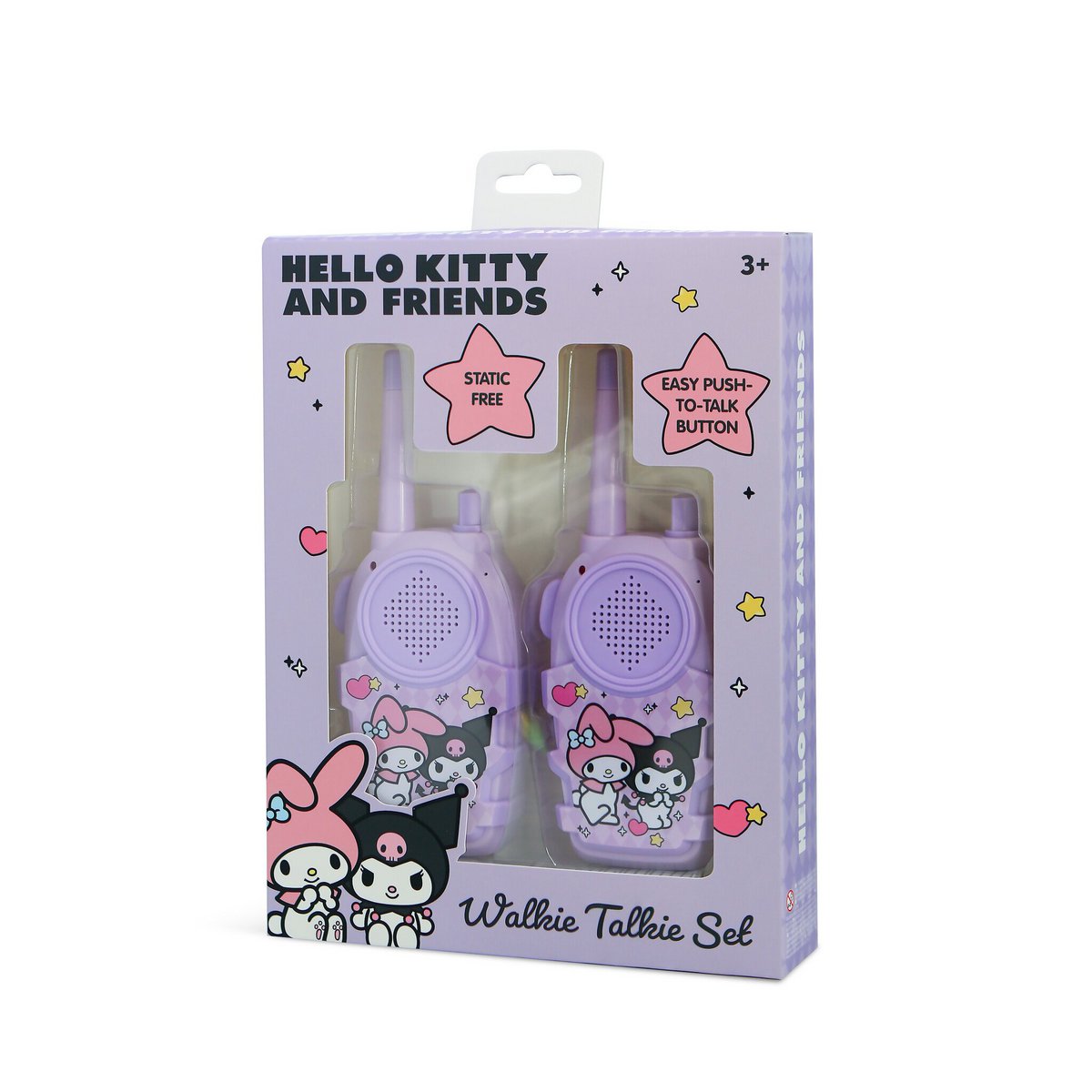 Kuromi & My Melody Walkie Talkie Set i Lila - 7