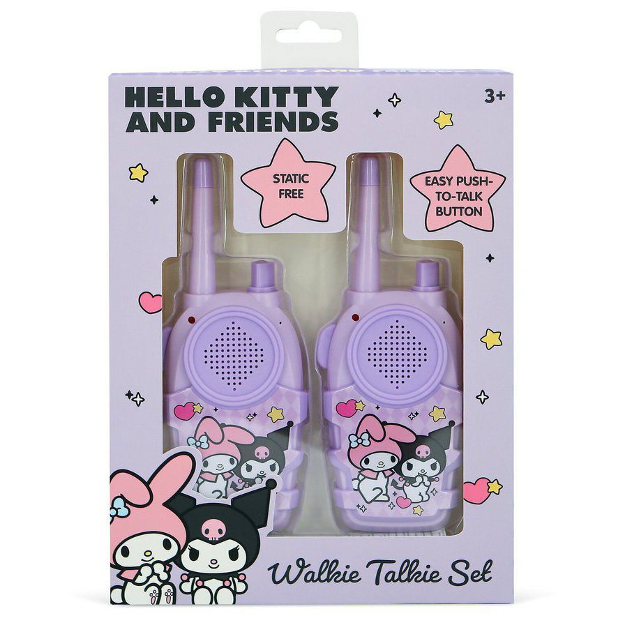 Kuromi & My Melody Walkie Talkie Set i Lila