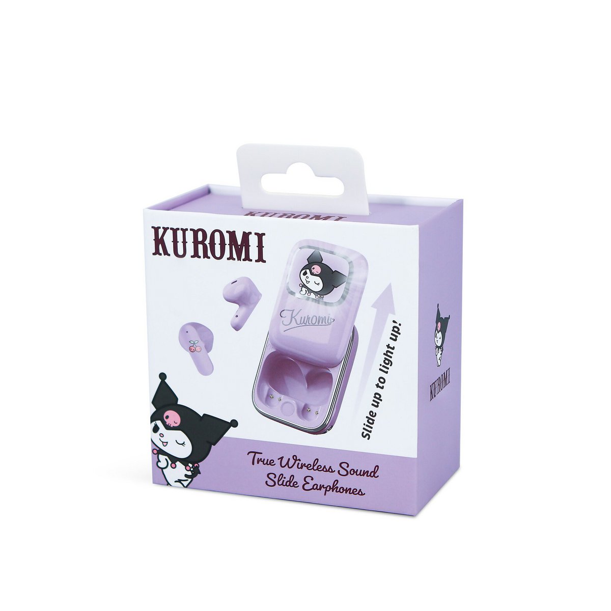 Kuromi Slide Case - TWS Earpods i Lila - 7