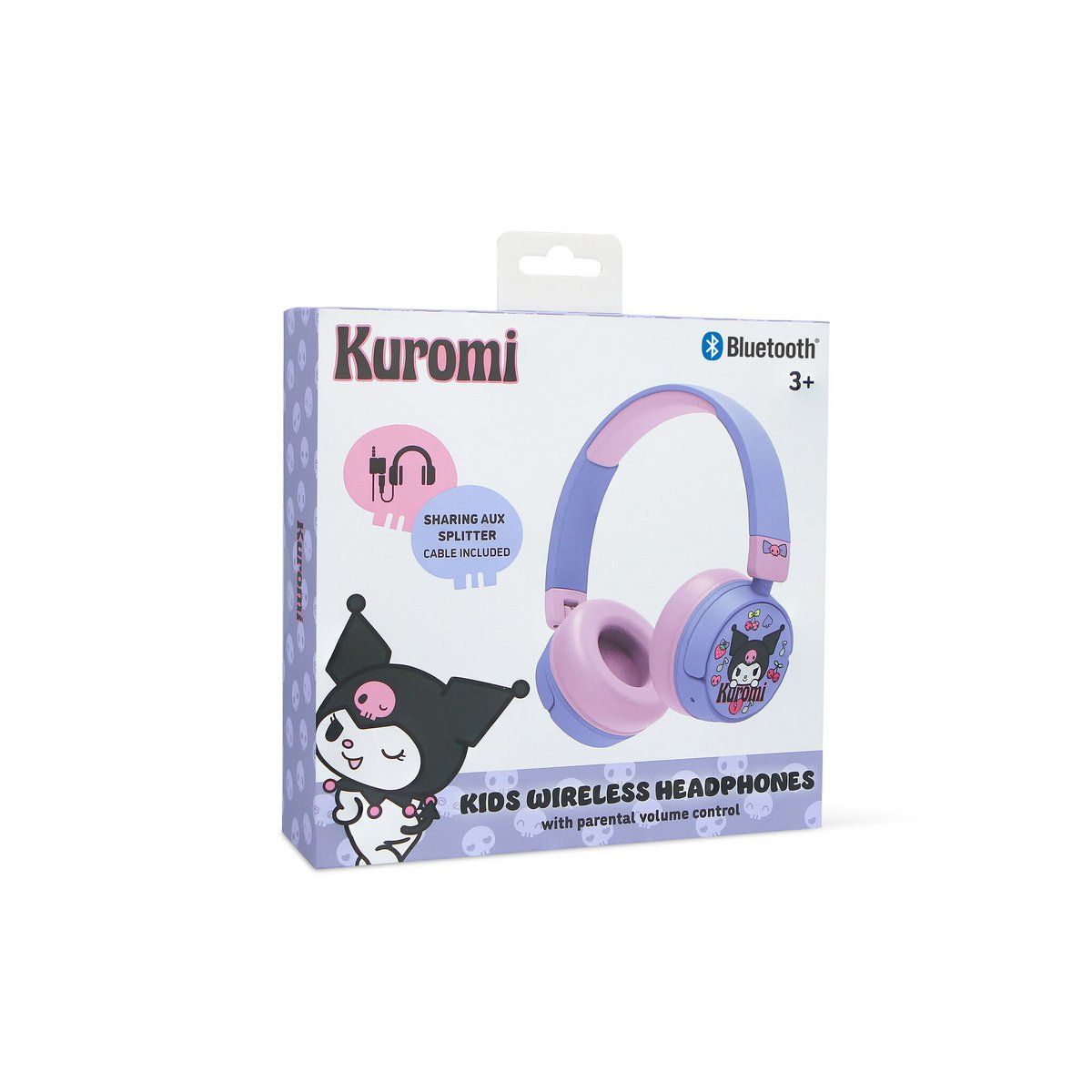 Kuromi Trådlösa Bluetooth Hörlurar - Lila och Rosa - 14