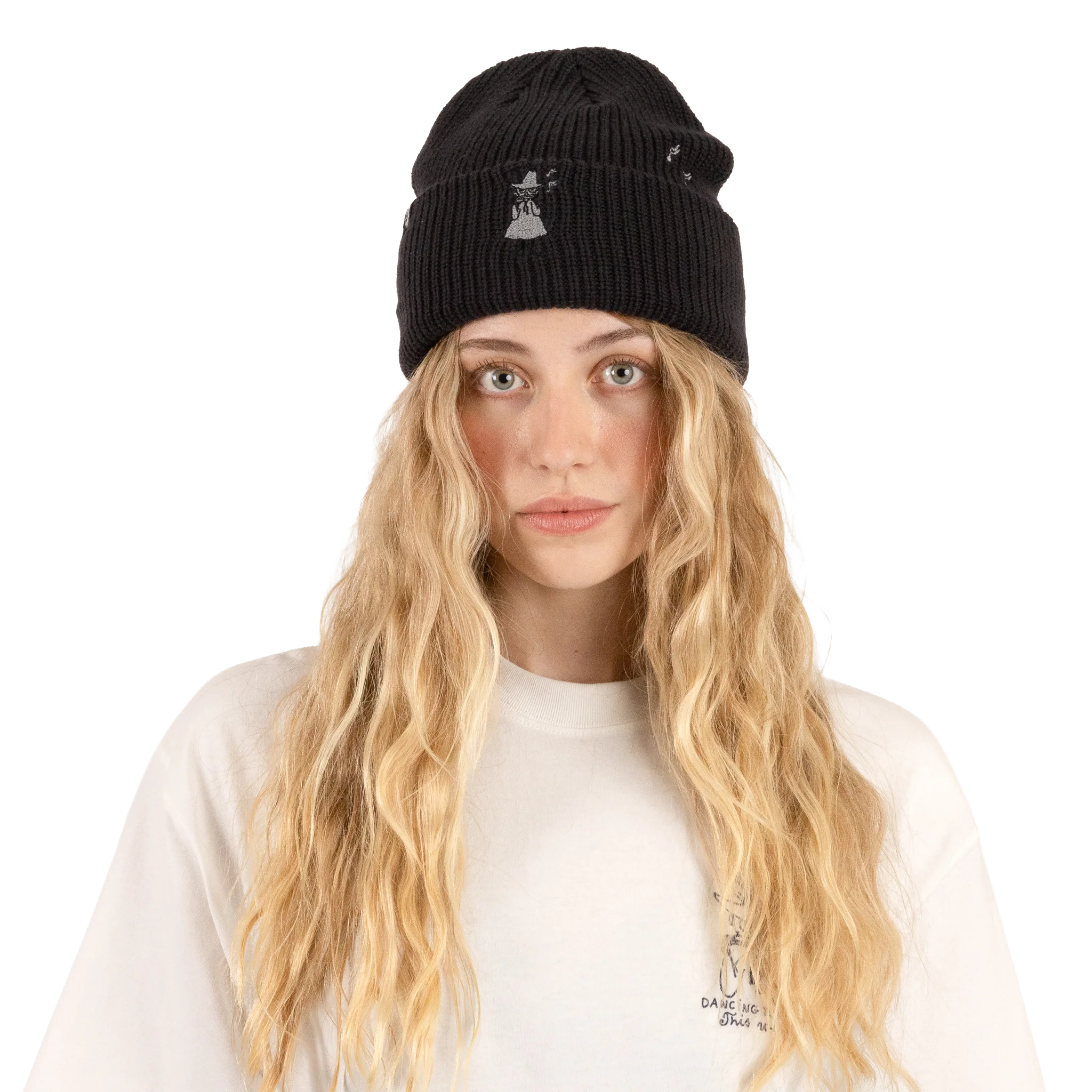 Moomin Beanie Snufkin – Embroidered Reflective Beanie - Adult One size - 2
