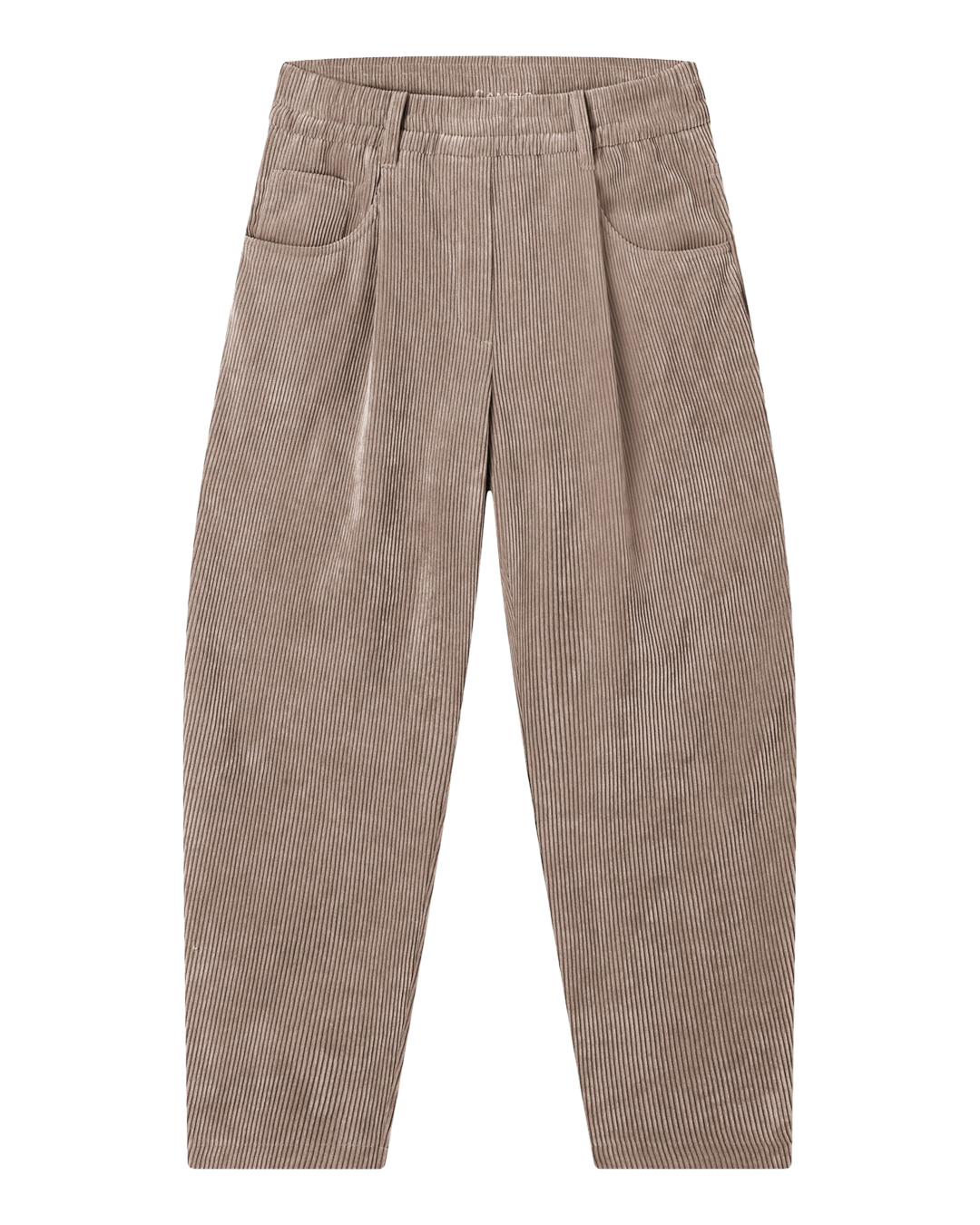 Manchesterbyxa Orchid barrel med resår bisquit beige - 6