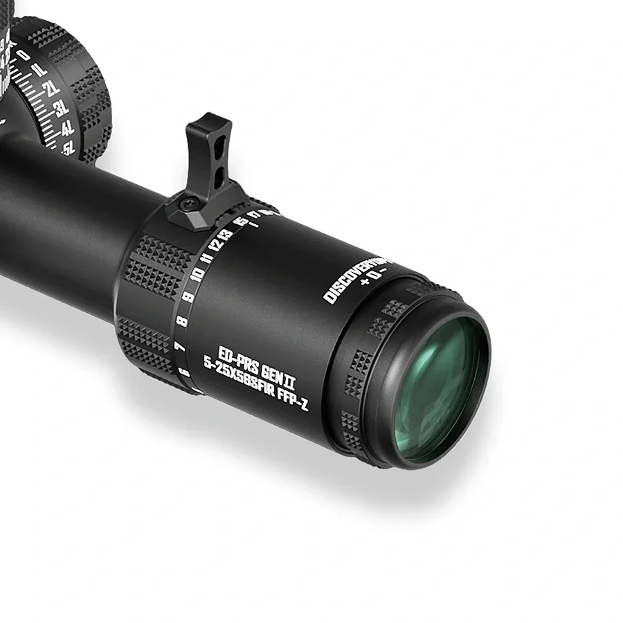 Discoveryopt PRS 5-25x56 ED Gen II FFP MRAD Belyst Kikarsikte - 4