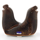 Lisa Larson (Noaks Ark 1978) Sociable Sea Lion Couple 11/9 cm (3)