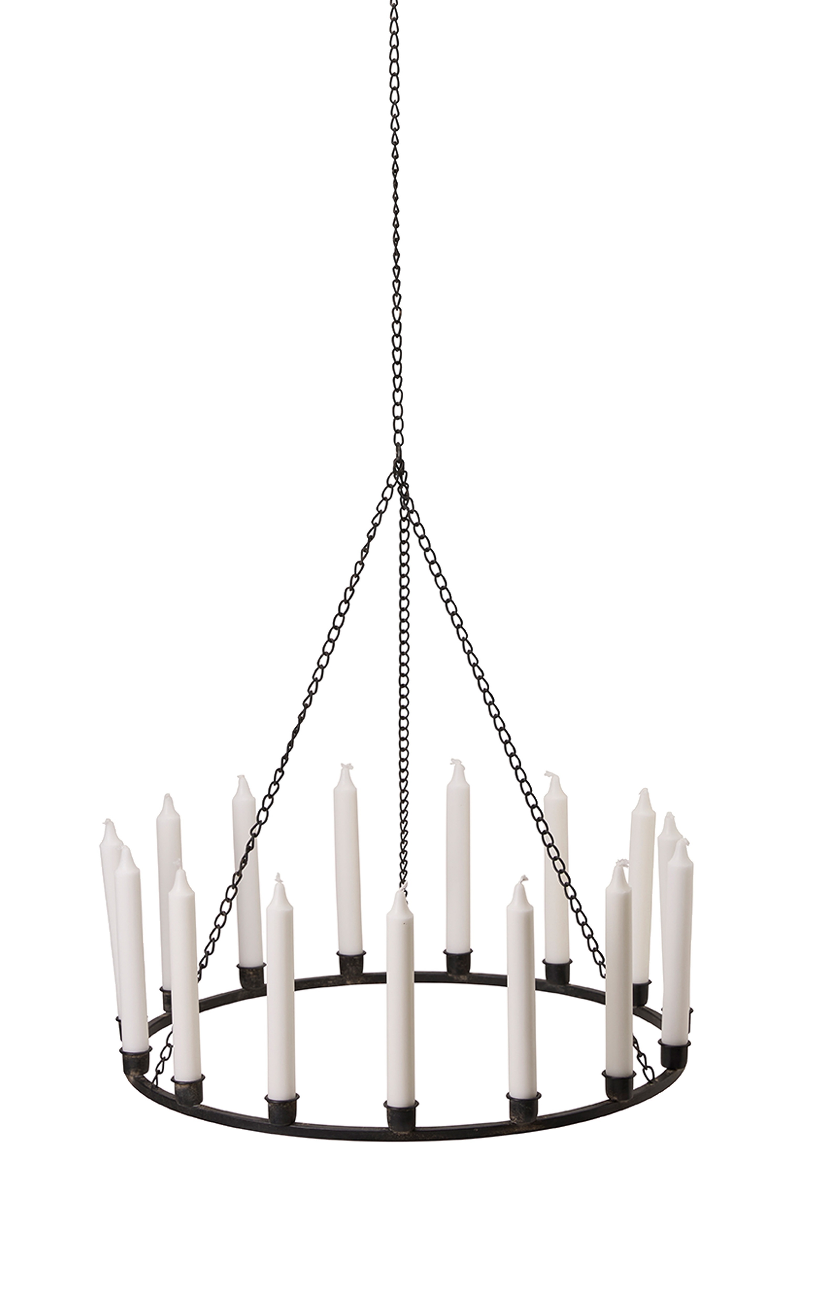 Chandelier - Black Metal - Ø: 51 cm - 2
