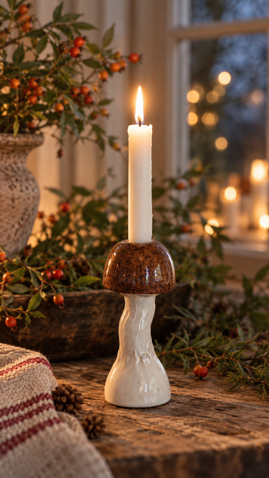 Candlestick Mushroom Brown - Large