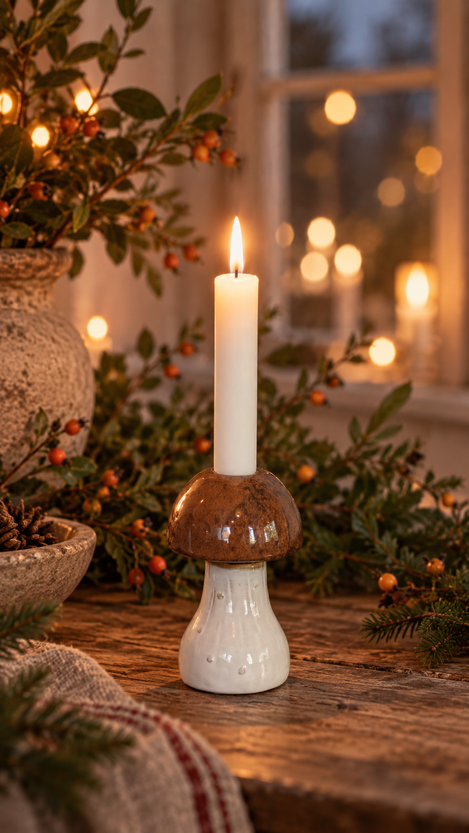 Candlestick Mushroom Brown - Small
