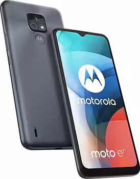 Motorola Moto E7 Dual SIM 32GB - 1 År Garanti Begagnad - Mineral Gray