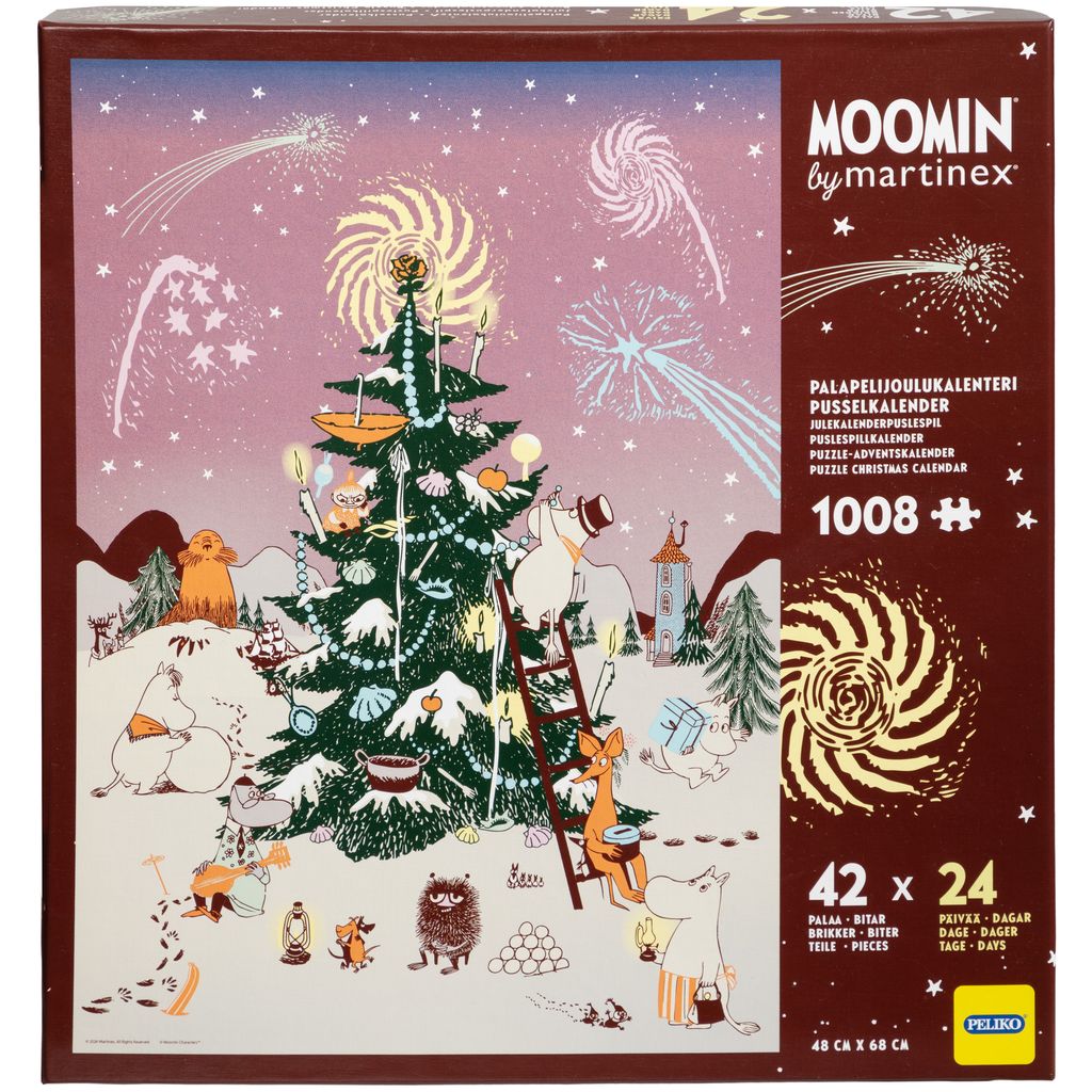 Moomin Pussel Christmas Calendar / Advent Calendar - 1,008 Pieces - 2