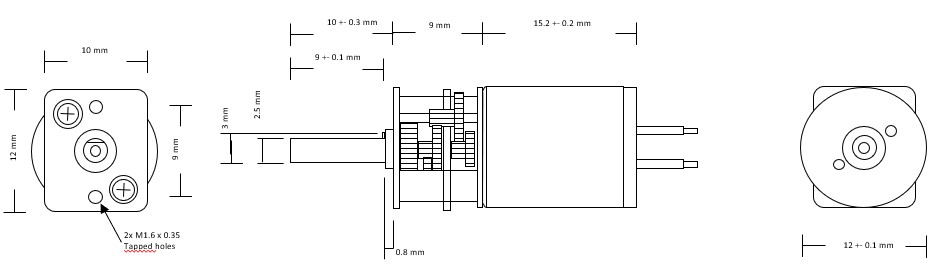 Motor 1215R-70 (200 RPM) - 3