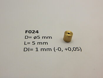 Svänghjul ø5 mm x 5 mm x ø1 mm