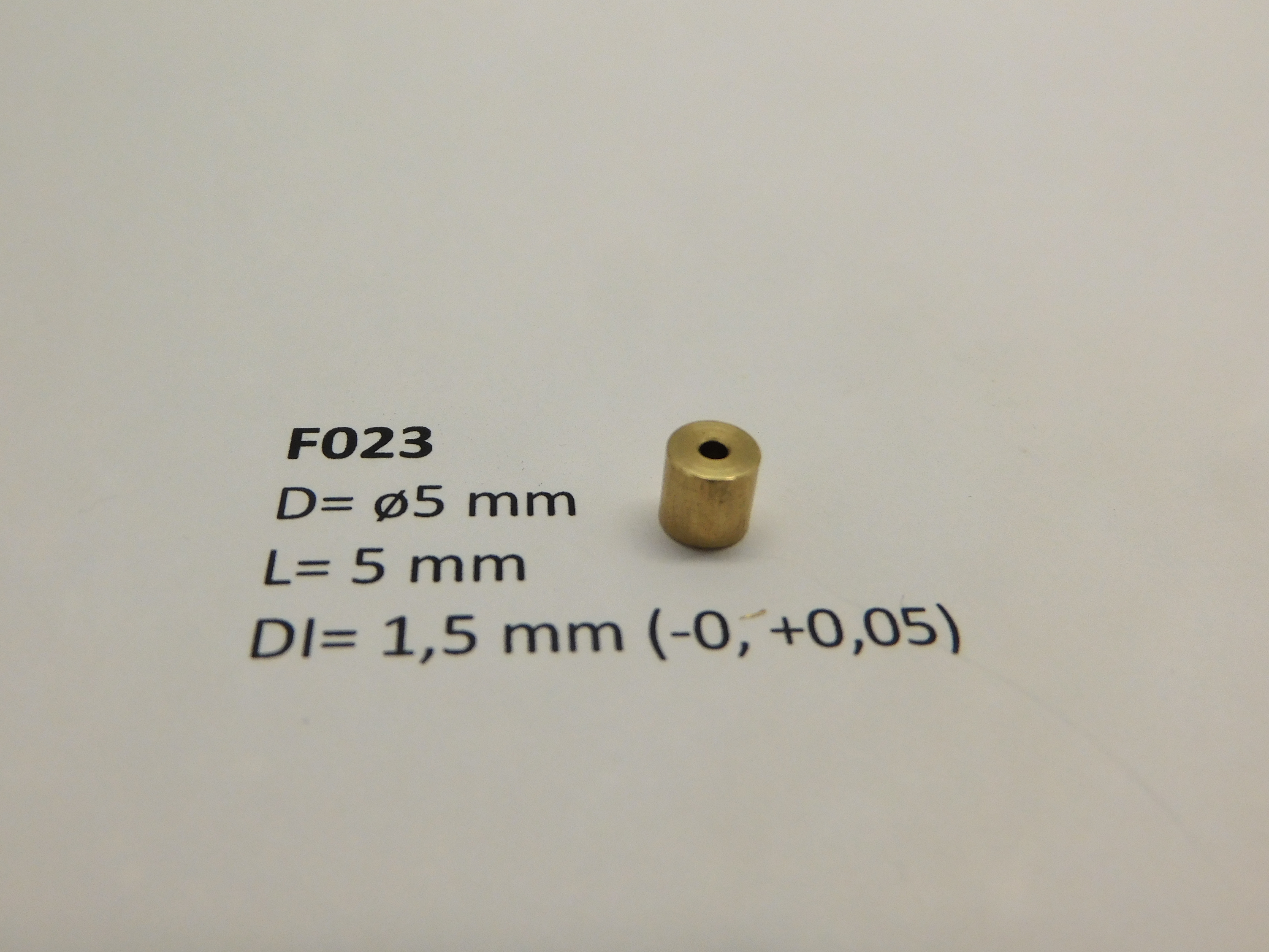 Svänghjul ø5 mm x 5 mm x ø1,5 mm