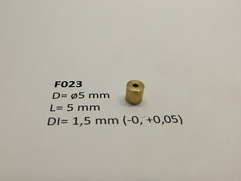 Svänghjul ø5 mm x 5 mm x ø1,5 mm