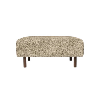 Dase Ottoman Poppy Velvet Butter Ferm Living