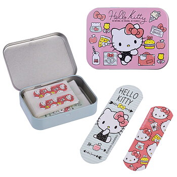 Hello Kitty Plåster i Metallask - 24 st