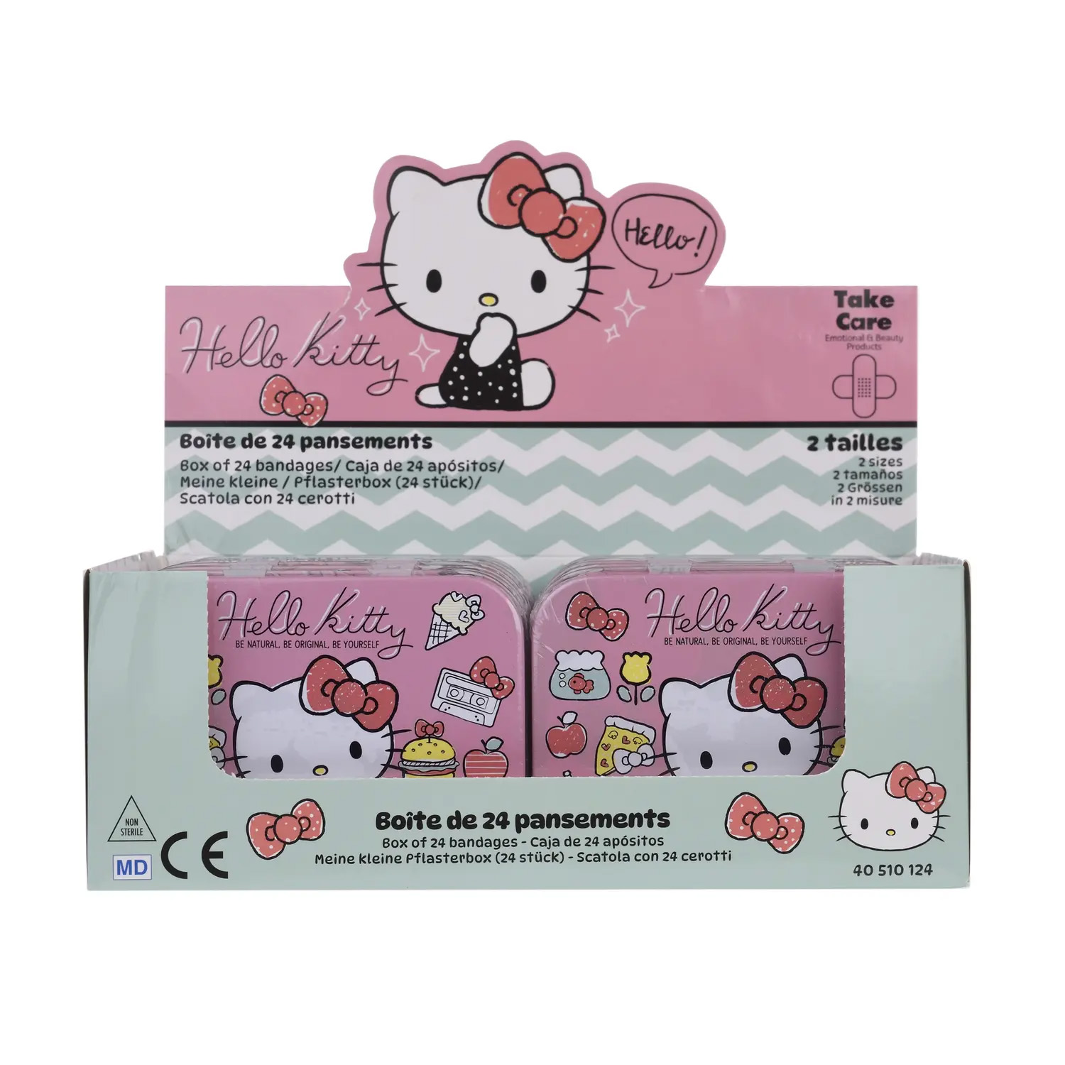 Hello Kitty Plåster i Metallask - 24 st - 9