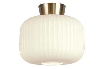 VANJA plafond Ø28 cm Matt Mässing/Vit - Aneta Lighting