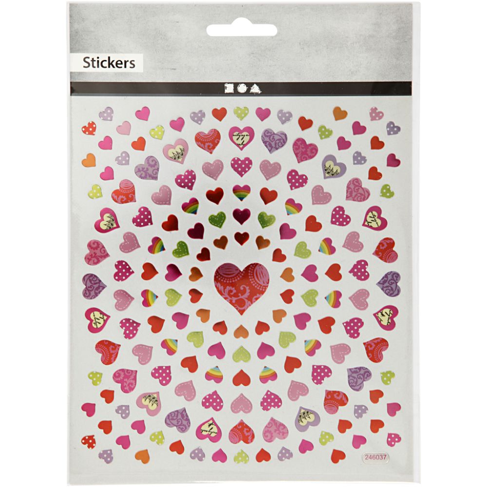 Stickers små hjärtan - 2