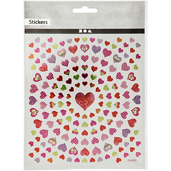 Stickers små hjärtan