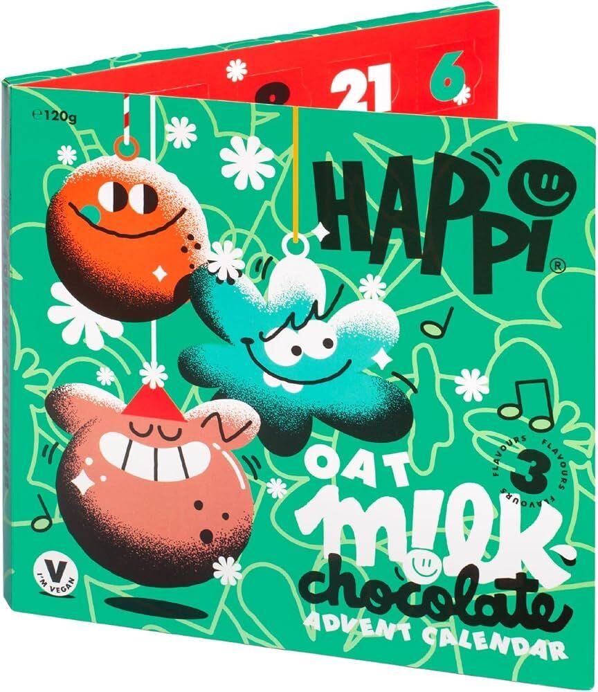 vegansk adventskalender happi chocolate 120g