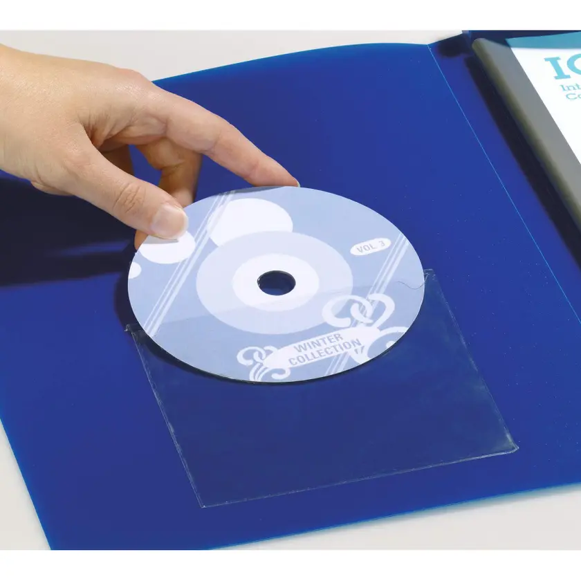 CD/DVD-förvaring självhäf 10st - 4