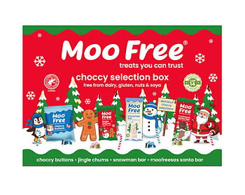 Chokladask selection box moo free