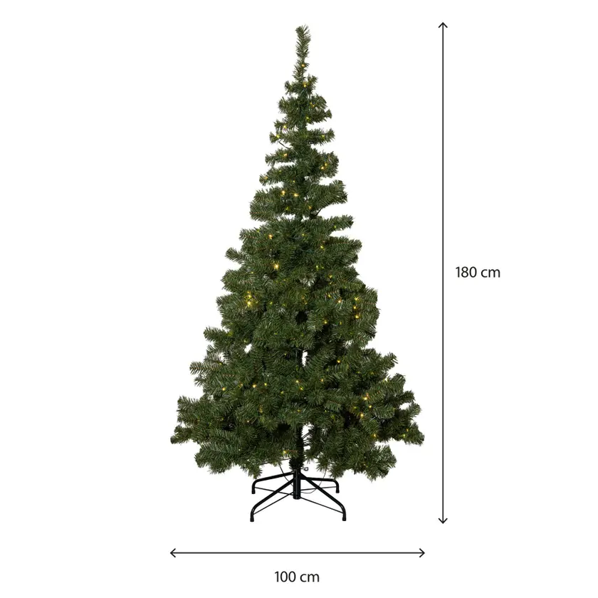 Julgran med LED Ottawa 180cm - 3