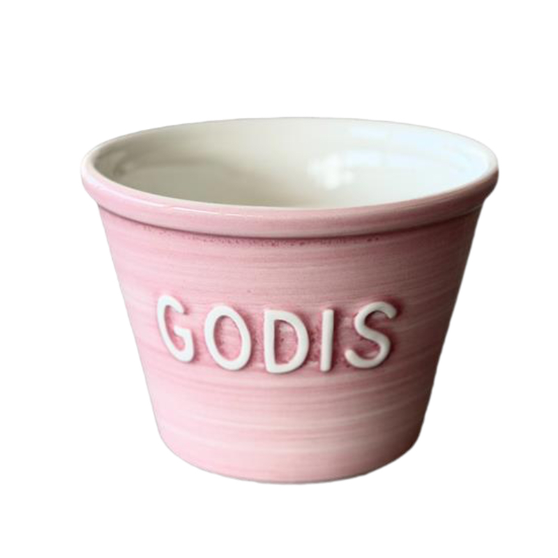 Bruka Design Stor Godisskål - Rosa