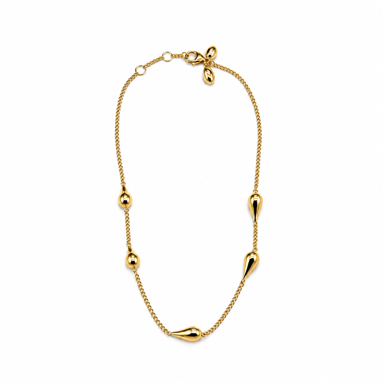 Rainfall Chain Halsband Guld