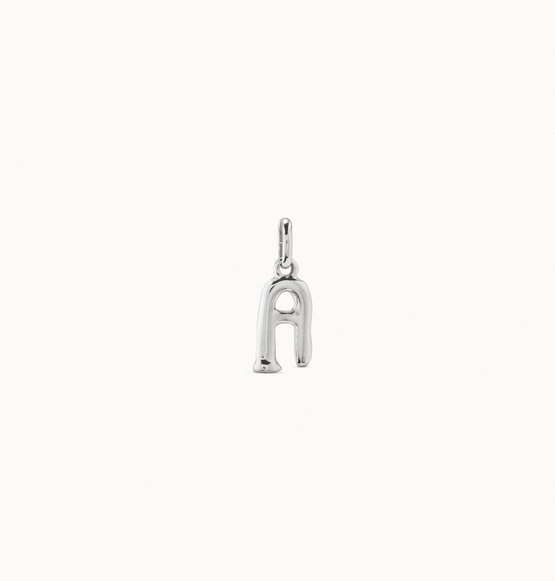 Medium A Initial Berlock - Silver
