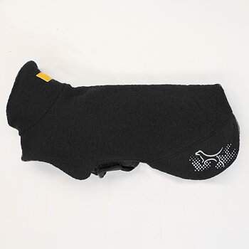 Warmwool Double – our warmest wool dog coat (Black)