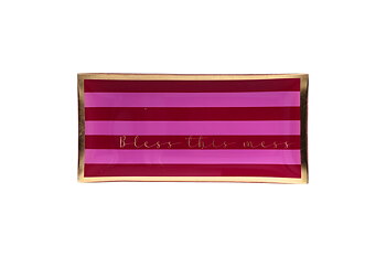 Glass plate "Bless this mess"