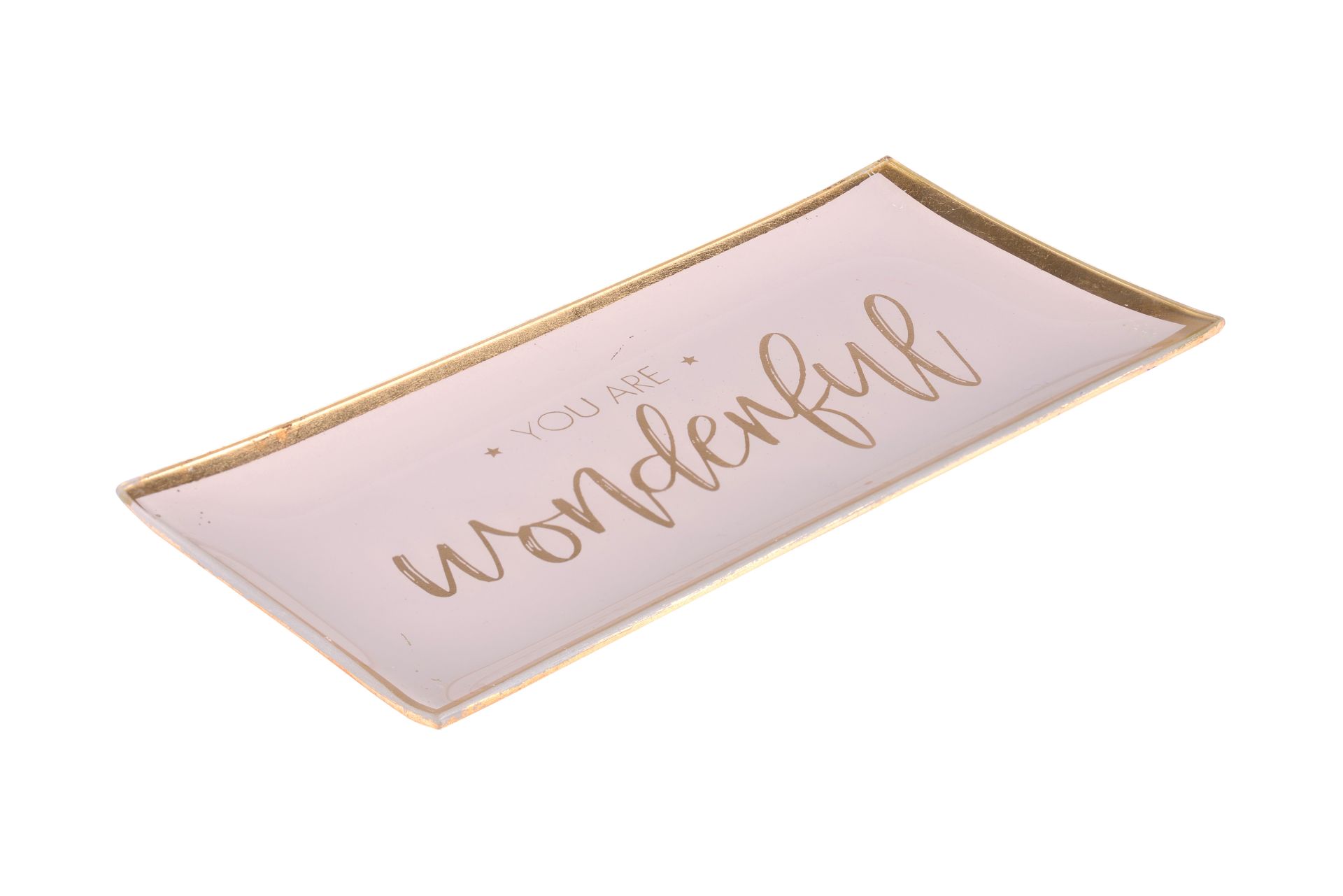 Glass plate "You are wonderful" - 2