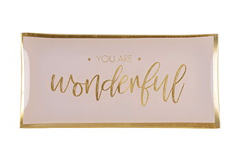Glass plate "You are wonderful"