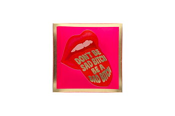 Glass plate "Bad bitch"
