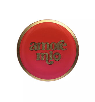 Glass plate "Amore mio"