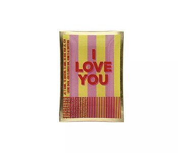 Glass plate "I love you"