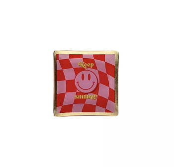 Glass plate "Keep smiling"